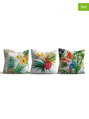 3-delige set: kussenhoezen meerkleurig - (L)43 x (B)43 cm