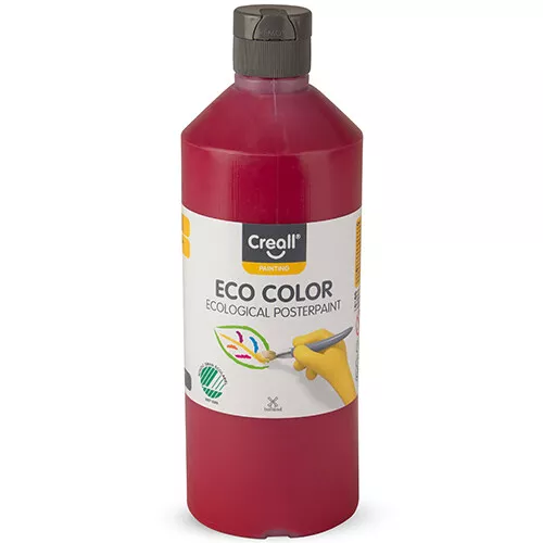 creall eco color plakkaatverf 500ml - donker rood