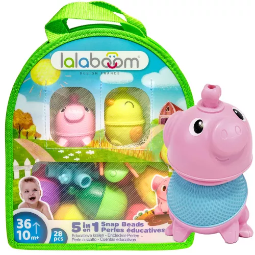 lalaboom educatieve klikkralen boerderij - 28st