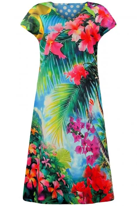 LIZZY & COCO REVERSIBLE JURK MET ALLOVER PRINT | CLIC