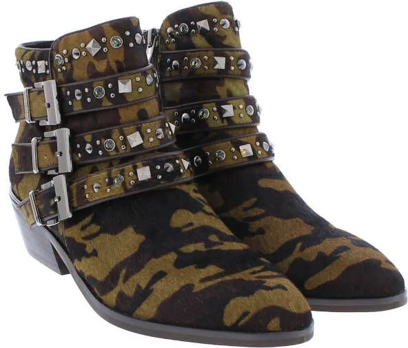 Paris Punk Westerse mode luipaard , Groen, Dames