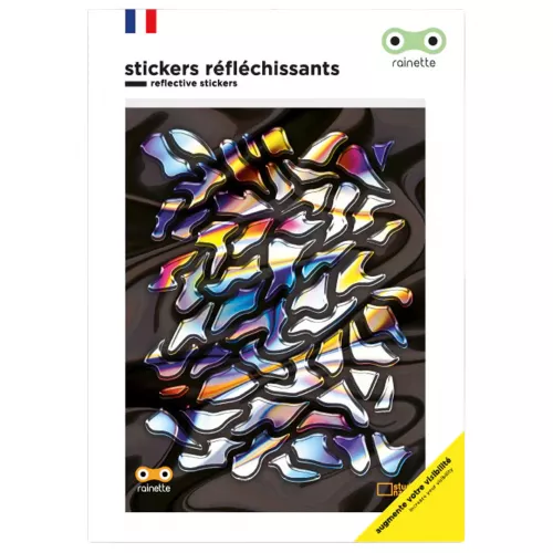 RAINETTE REFLECTERENDE STICKERS  CAMOUFLAGE 