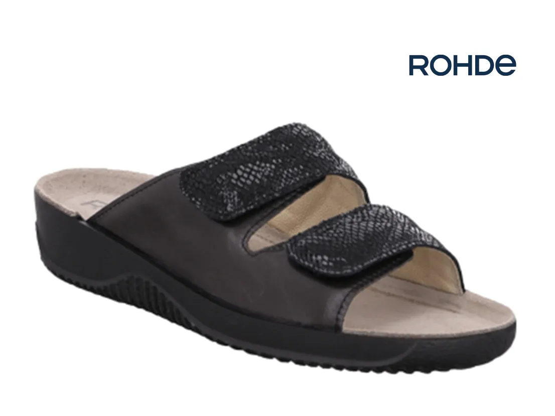 Rohde 1947 damesslipper zwart