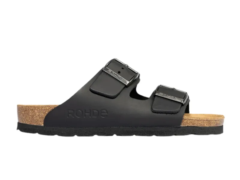 ROHDE SLIPPER ZWART (MAAT 3642)