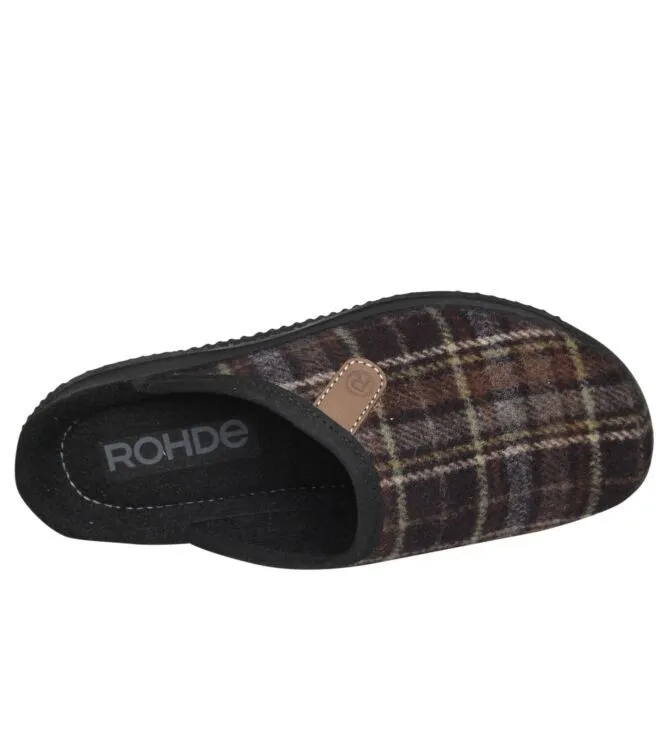 ROHDE SOLTAUH BLACK PANTOFFELS MUIL